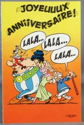  Asterix  Carte Postale Albert Ren  Goscinny Uderzo 1989 
