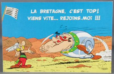 Asterix Carte Postale Editions D Art Albert Rene Goscinny Uderzo 02 Hm225 La Bretagne C Est Top