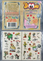 Asterix - Complete Set of 5 Stickers Sheets - Spoonies Panini 1999 Mint in Package