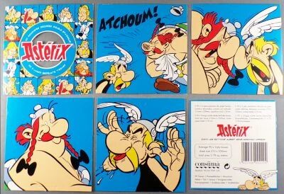 Asterix - Cons�m� Paper Tissues Box - 6 Cute Sides