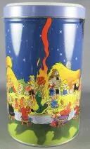 Asterix - Cookies Tin Round box 2001 - The Banquet Obelix