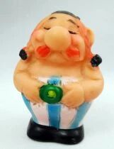 Asterix - Dargaud 1970 - Figurine Ob&eacute;lix Plastique creux 7cm