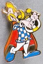 Asterix - Dargaud 1978 Metallic Pin Button Collector - Cacofonix