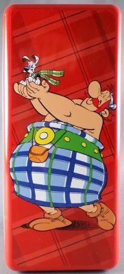 Asterix - Delacre Tin Cookie Box (Rectangular) - Obelix