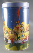 Asterix - Delacre Tin Cookie Box (Rond Tube) - The Banquet