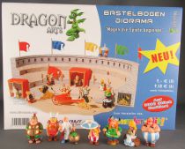 Astérix - Diorama Bastelbogen Dragon Arts - L\'Arène Du Cirque Romain + Figurines MPG