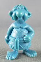 Asterix - Dupont d\'Isigny 1969 - Figurine Monochrome - Ouvrier égyptien 2 (Bleu)
