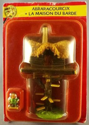 Asterix - Editions Atlas - Le Village - n�03 : Abraracourcix + la Maison du Barde Neuf Blister
