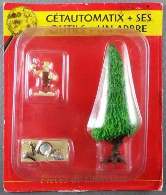 Asterix - Editions ATLAS - Le Village - n�08 : C�tautomatix + ses outils + un arbre Blister Ouvert