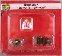Asterix - Editions ATLAS - Le Village - n°12 : Bonemine + le Puits + un Pont