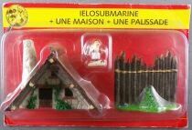 Asterix - Editions ATLAS - Le Village - n&deg;33 : Ielosubmarine + une Maison + une Palissade