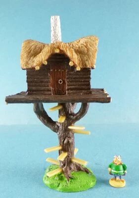 Asterix - Editions Hachette - Le Village - N�03 : Abraracourcix + la Maison du Barde sans Blister
