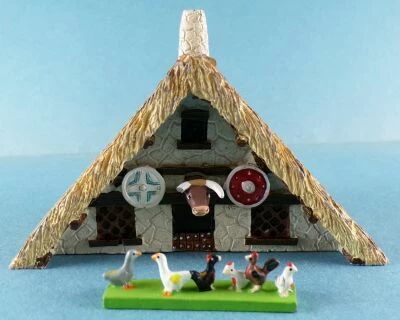Asterix - Editions Hachette - Le Village - N�06 : La Maison du chef + la Basse-Cour Neuf sans Blister