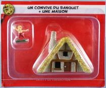 Asterix - Editions Hachette - Le Village - N°48 : Un Convive du Banquet + une Maison Neuf sous Blister
