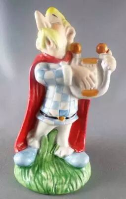 Fève en porcelaine Assurancetourix 50 ans Asterix Uderzo 2009 D46M