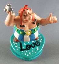 Asterix - Figurine PVC Bully - Obelix sur Pinces à Papier Love