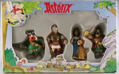 Asterix - Figurine PVC Plastoy - Coffret N�3 Barbe-Rouge Jules C�sar Cl�opatre Centurion