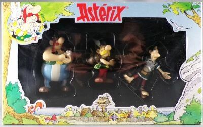 Asterix - Figurine PVC Plastoy - Coffret N�4 Ob�lix & Id�fix Ast�rix & Sanglier Romain KO