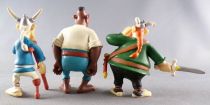 Asterix - Figurine PVC Plastoy - Le Radeau des Pirates avec Barbe-Rouge, Baba et Triple-Pattes sans Boite