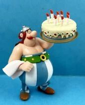 Ast&eacute;rix - Figurine PVC Plastoy - Ob&eacute;lix avec gateau d\'anniversaire