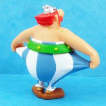 Asterix - Figurine PVC Plastoy - Obelix tenant son pantalon