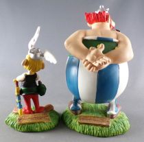 Asterix - Figurine Résine - Astérix Bras Croisés & Obélix Mains dans le Dos - Parc Asterix
