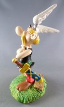 Asterix - Figurine Résine - Astérix Bras Croisés & Obélix Mains dans le Dos - Parc Asterix