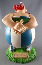 Asterix - Figurine Résine 16,5cm - Obélix Mains dans le Dos - Parc Asterix 2004