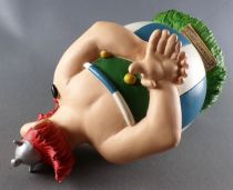 Asterix - Figurine Résine 16,5cm - Obélix Mains dans le Dos - Parc Asterix 2004