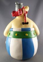 Asterix - Figurine Résine 21cm - Obélix Assis - Parc Asterix 2002