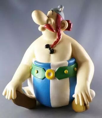 Figurine Astérix Obélix Bédouin N°41 - Résine, Avec Livret, Neuve Sous Blister, Collection Plastoy
