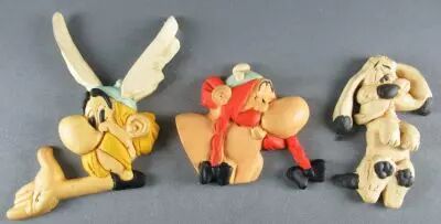 Asterix - Figurines Caoutchouc Plate Sinecure - Ast�rix Ob�lix Id�fix