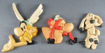 Asterix - Figurines Caoutchouc Plate Sinecure - Astérix Obélix Idéfix