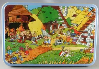 Asterix - Flat rectangular Box - The Village