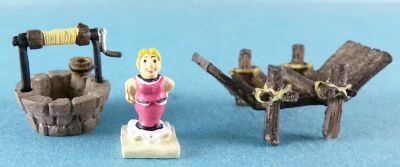 Asterix - Hachette Editions - Gaul\'s Village - #12 : Impedimenta + Well + Bridge Mint Loose