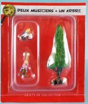 Asterix - Hachette Editions - Gaul\'s Village - #53 : Two Musicians + Tree Mint on Card