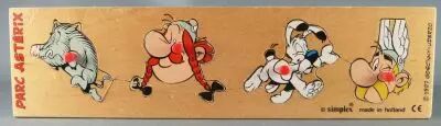 Asterix - Jeu d\'Eveil Puzzle Bois Petit mod�le - Parc Asterix Simplex 1997