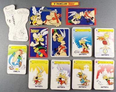 Asterix - Jeu des Sept Familles Ducale 1995 - Complet Boite D�coup�e