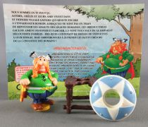 Asterix - Kinder Surprise Ferrero 2003 - Figurine Abraracourcix + Boite Mini Lunchbox + Flyer 