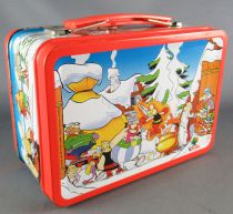 Asterix - Kinder Surprise Ferrero 2003 - Figurine Romain Glaive + Boite Mini Lunchbox + Flyer 