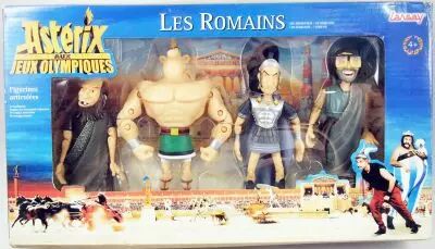 Asterix - Lansay - Figurine articul�e - Les Romains : Brutus, Cornedurus, Docteurmabus, Couverdepus
