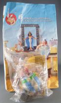 Asterix - McDonald\'s 2002 - Cleopatra Mission - Complete Premium set of 6 Mint in Package Characters)