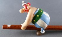 Asterix - Mini Figurines PVC Plastoy Crayons Oberthur - 2 Crayons Graphites Astérix & Obélix