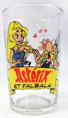 Asterix - Mustard glass Amora 2000 - #2 Asterix and Falbala