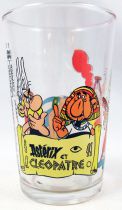 Asterix - Mustard glass Amora 2002 - Asterix & Clopatra : Numerobis, Getafix, Obelix and Egyptian worker