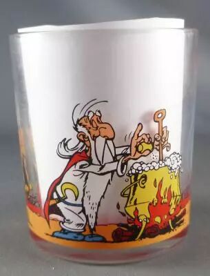 Asterix - Nutella Glass 1995  - Ast�rix Obelix & Idefix Getafix