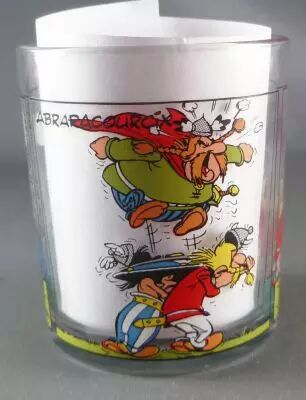Asterix - Nutella Glass 1995  - Majestix and his holders