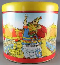 Asterix - Pandorino Cookies Tin Round box 40 Years 1999 - Romans