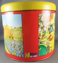 Asterix - Pandorino Cookies Tin Round box 40 Years 1999 - Romans