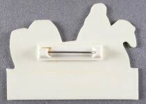  Asterix - Parc Asterix 1989 Plastic Pin Button Collector - Goudurix Veni Vidi Vici